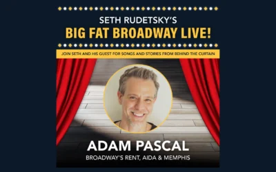 New Jersey! Seth’s Broadway Concert Series Starring Adam Pascal